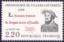 Ordonnance de Villers-Cotterêts - 2.20f noir et rouge
