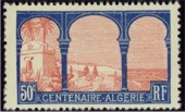 Centenaire de l'Algérie - 50c bleu et rose