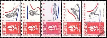 Série Alberville - 5 timbres