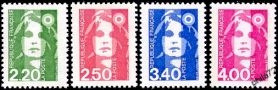 Série Briat - 4 timbres