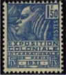 Exposition coloniale Internationale de Paris - 1f50 bleu