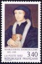 Marguerite d'Angoulême - 3.40f multicolore