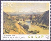 Le pont de Narni de J. B. Corot - 6.70f multicolore