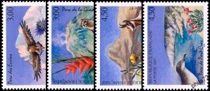 Série nature de France - Parcs Naturels Nationaux - 4 timbres