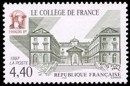 Collège de France - 4.40f vert, brun et noir