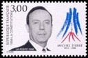 Michel Debré - 3.00f multicolore