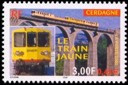 Train jaune de Cerdagne - 3.00f multicolore