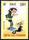 Fête du timbre Gaston Lagaffe - 3.00f multicolore