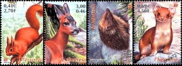 Nature de France - 4 timbres émis en bloc feuillet n°36