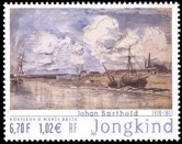 Honfleur à marée basse de Johan Barthold Jongkind - 6.70f multicolore