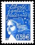 Luquet - 0.58€ bleu