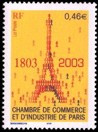 Bicentenaire de la Chambre de commerce et d'industrie de Paris - 0.46€ multicolore