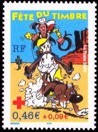 Timbre du carnet Fête du timbre de 2003 - 0.46€ + 0.09€ multicolore