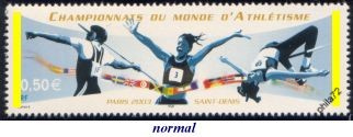 Championnats du monde d'athlétisme Paris 2003 Saint-Denis - 0.50€ multicolore