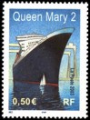 Paquebot le Queen Mary 2 - 0.50€ multicolore
