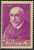 Société des œuvres de mer Charcot - 90c + 35c lilas-rose