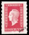 Marianne De Dulac tirage autoadhésif - 0.53€ rouge provenant de carnet