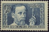 Louis Pasteur - 1f75 + 25c bleu