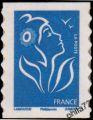 Marianne de Lamouche tirage autoadhésif - TVP 20g - europe bleu provenant de carnet