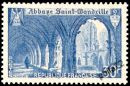 Abbaye de Saint-Wandrille - 30f bleu-clair