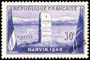 Narvik - 30f bleu-violet