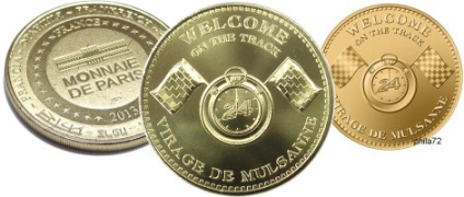 Médaille souvenir de la Monnaie de Paris - Virage de Mulsanne 2013