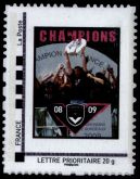 MTM Girondins Champion de France 2009 tirage autoadhésif - TVP 20g - lettre prioritaire provenant du collector