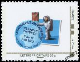 MTM Planete Timbres 2012 tirage autoadhésif - TVP 20g - lettre prioritaire provenant du collector