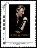 IDT Johnny Hallyday 2009 tirage autoadhésif - TVP 20g - lettre prioritaire provenant du collector