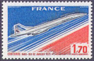 Concorde Paris - Rio - 1.70f rouge, bleu et noir
