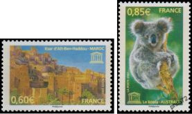Paire Unesco - Haddou Maroc et Koala Australie
