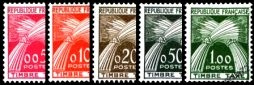 Série Gerbes de blé timbre-taxe