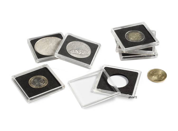Rangements numismatiques : mallette, classeur, médailler pour monnaies