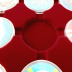 Médaillier MB tiroir cases circulaires pour 20 jetons de poker sous capsules