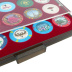 Médaillier MB tiroir cases circulaires pour 30 jetons de poker