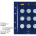 Feuilles numismatiques VISTA de 9 cases pour pièces de 10, 20 et 25 euros commémoratives allemandes