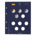 Feuilles numismatiques VISTA de 10 cases pour pièces de 5 euros commémoratives allemandes
