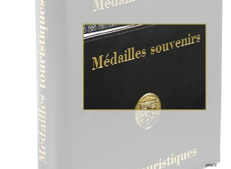 Album de monnaie, design classique Collection des médailles