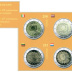 Feuilles pré-imprimées numismatiques CARAVELLE 2 euros commémoratives 2015 avec ateliers allemands