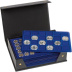 Coffret numismatique TABLO en simili cuir vendue vide pour 10 plateaux TAB L