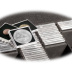 Coffret numismatique PRESIDIO en simili cuir pour 100 monnaies sous capsules Quadrum