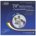 Coffret série monnaies euro Italie 2018 Brillant Universel - 70 ans de la constitiution italienne
