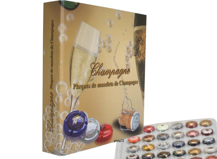 Album GRANDE CHAMP pour 210 plaques de muselets de Champagne online