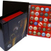 Album ARTline avec 7 feuilles rouges pour 210 capsules de champagne