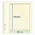 Feuilles neutres LINDNER-T 1 bande de 238 x 189 mm - paquet de 10 feuilles