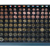 Médaillier numismatique PRESTIGE tiroir de 96 cases carrées inclinées 12 jeux complets de pièces de 1 cent à 2 euros