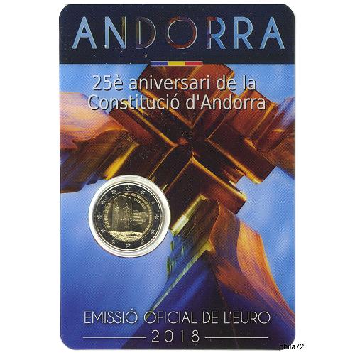 2 euros Andorre 2023 Fêtes du solstice d'été BU FDC