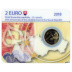 2 euros Slovénie 2018 Brillant Universel Coindcard - 25 ans république de Slovaquie