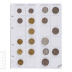 Feuilles numismatiques OPTIMA de 35 cases pour monnaies jusqu’à 27 mm
