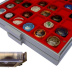 Médaillier muselet MBG tiroir cases carrées pour 48 capsules de champagne